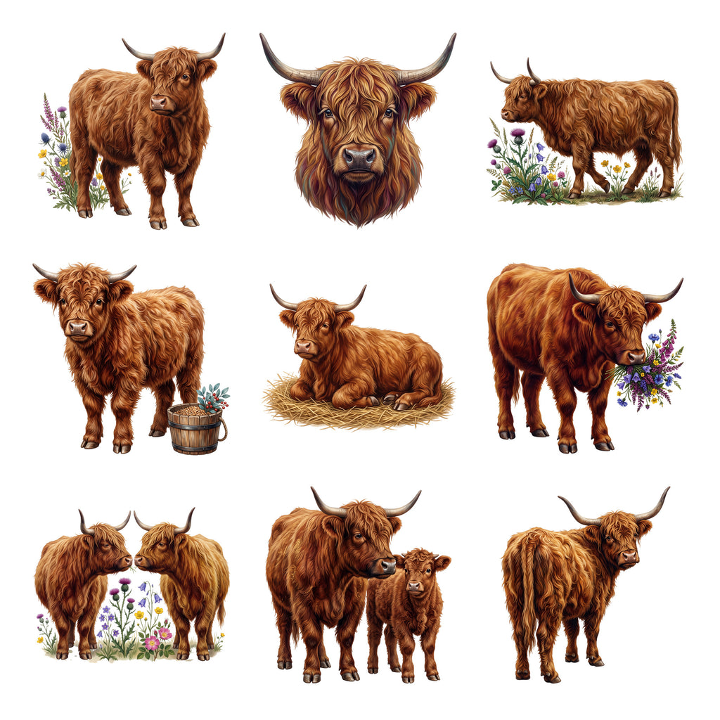 Highland Cattle — Complete assortment