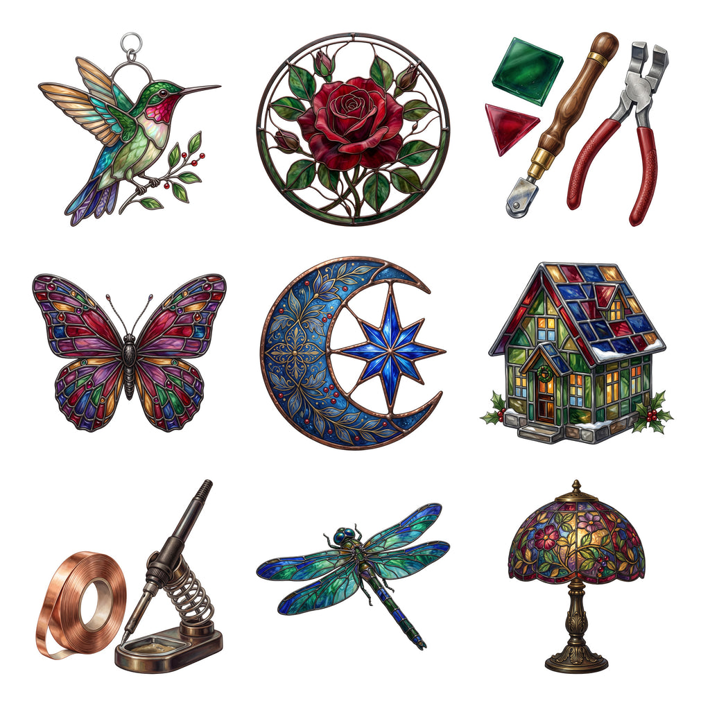 Stained Glass Workshop — Complete assortment