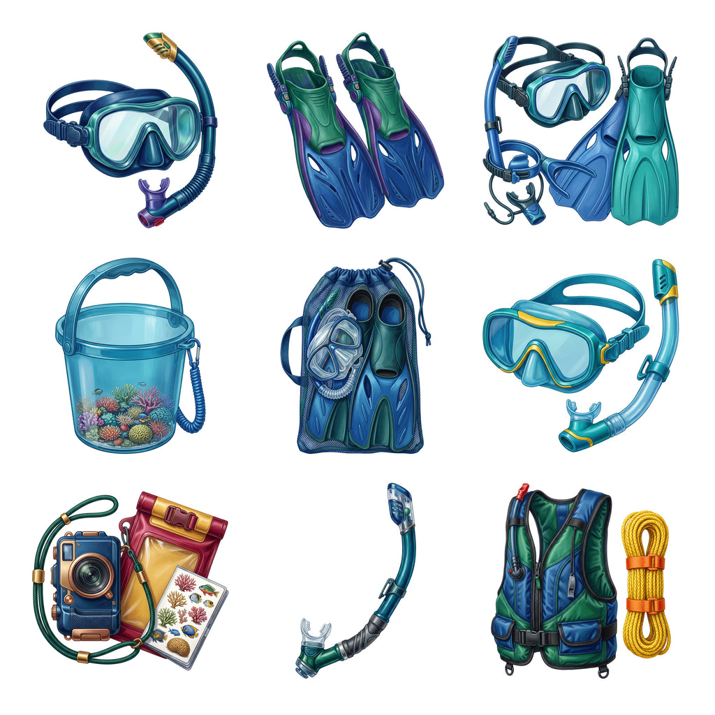 Snorkeling Gear — Complete assortment