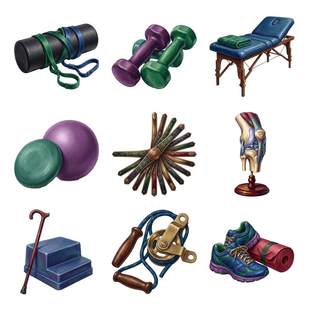 Physical Therapist Studio — Complete assortment
