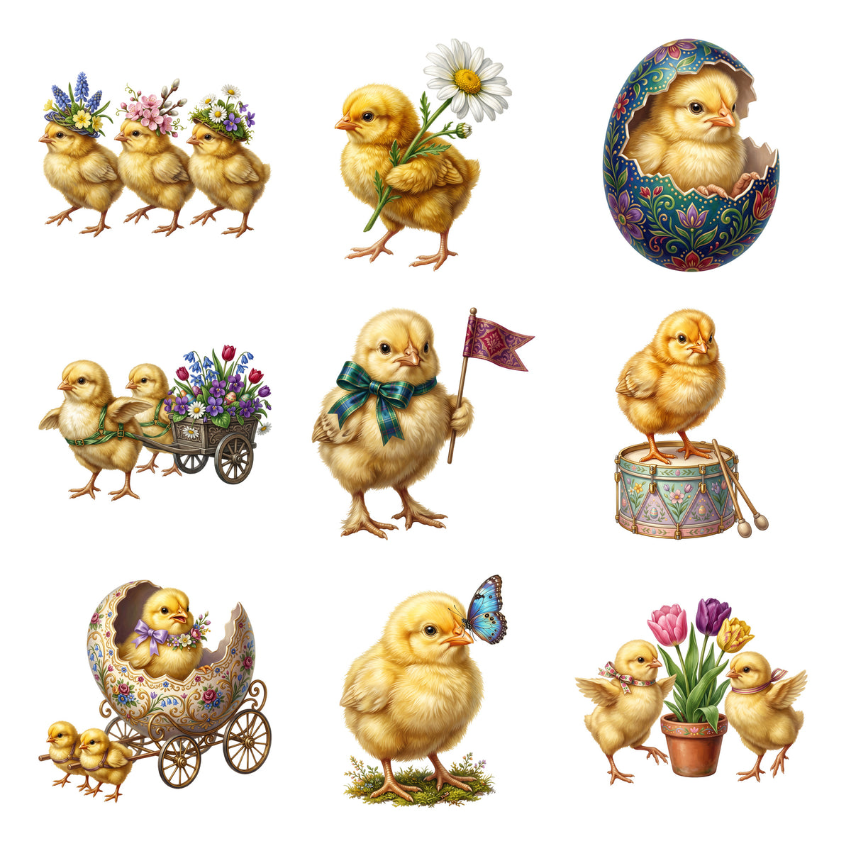 Easter Chick Parade — Complete assortment