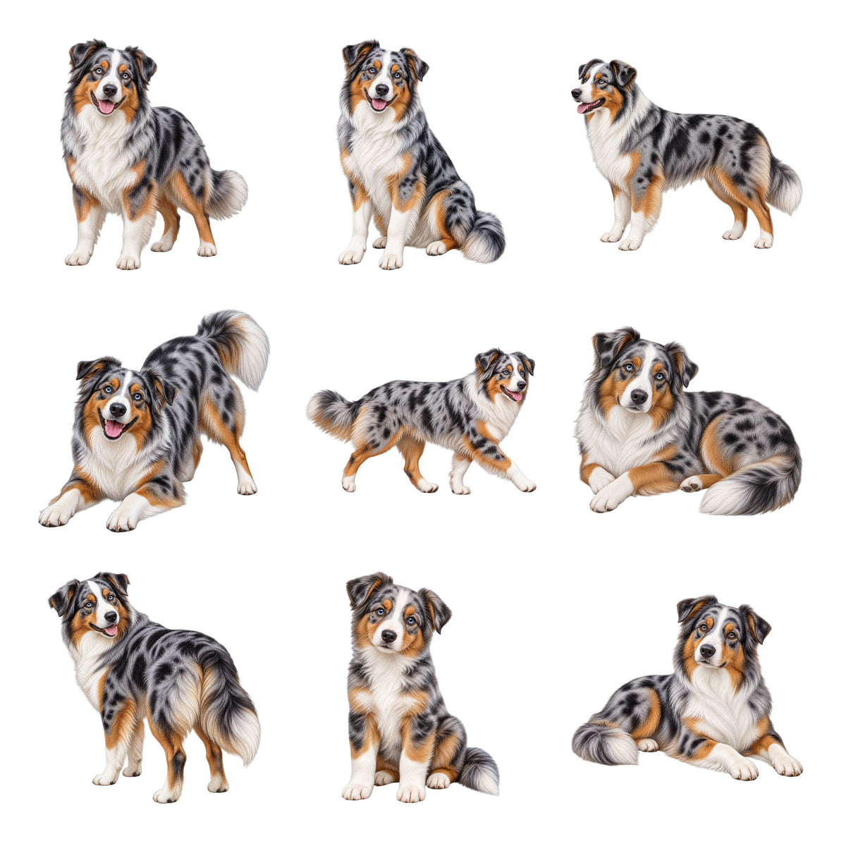 Australian Shepherd — Complete assortment