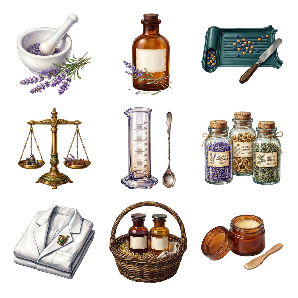 Pharmacist Apothecary — Complete assortment