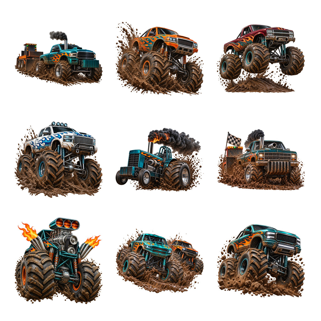 Monster Trucks - Dirt Pull Legends — Complete assortment