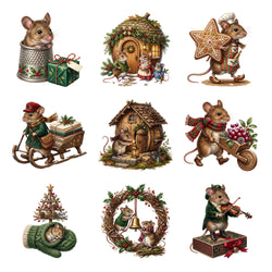 Christmas Mouse Village — Complete assortment