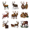 Reindeer Sleigh Team — Complete assortment