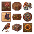 Marquetry Wood Patterns — Complete assortment