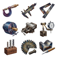 Machinist Precision Tools — Complete assortment