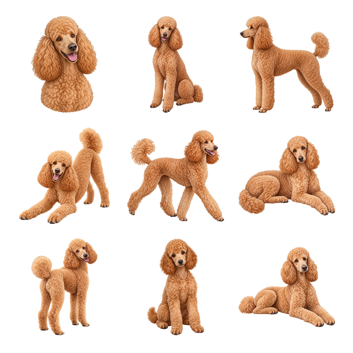 Poodle — Complete assortment
