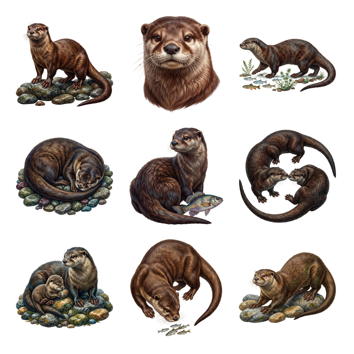 River Otter Play — Complete assortment