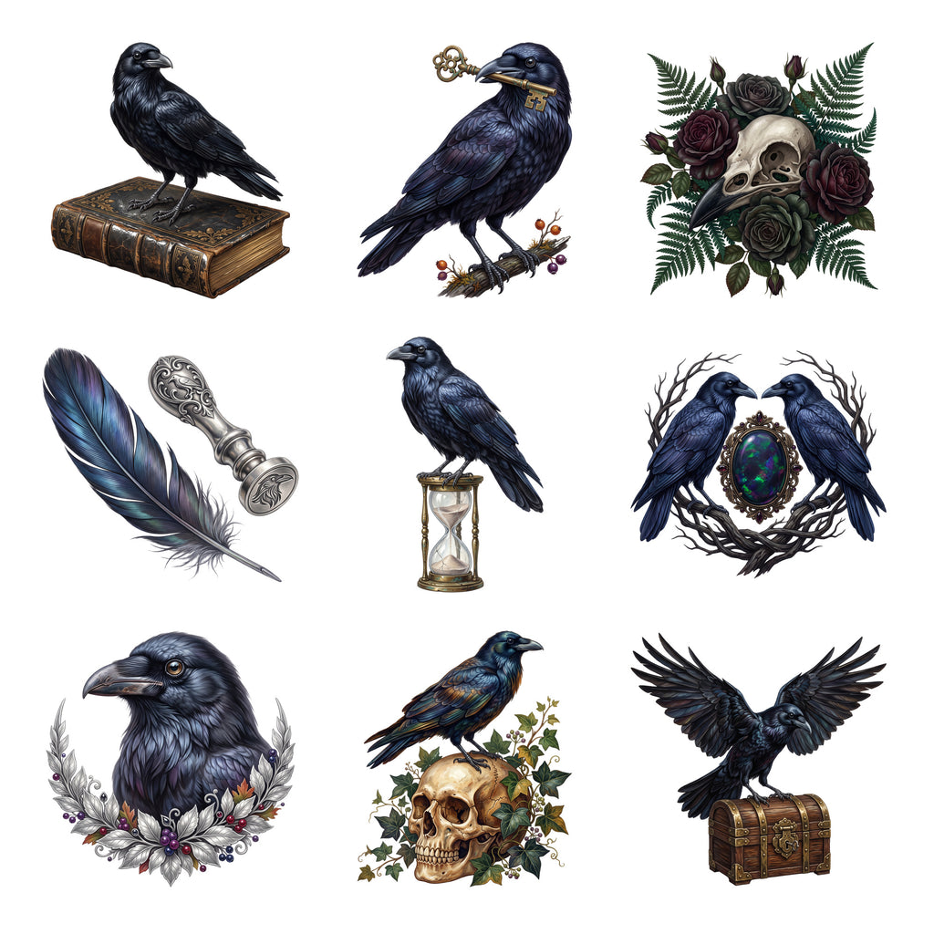 Halloween Raven Relics — Complete assortment