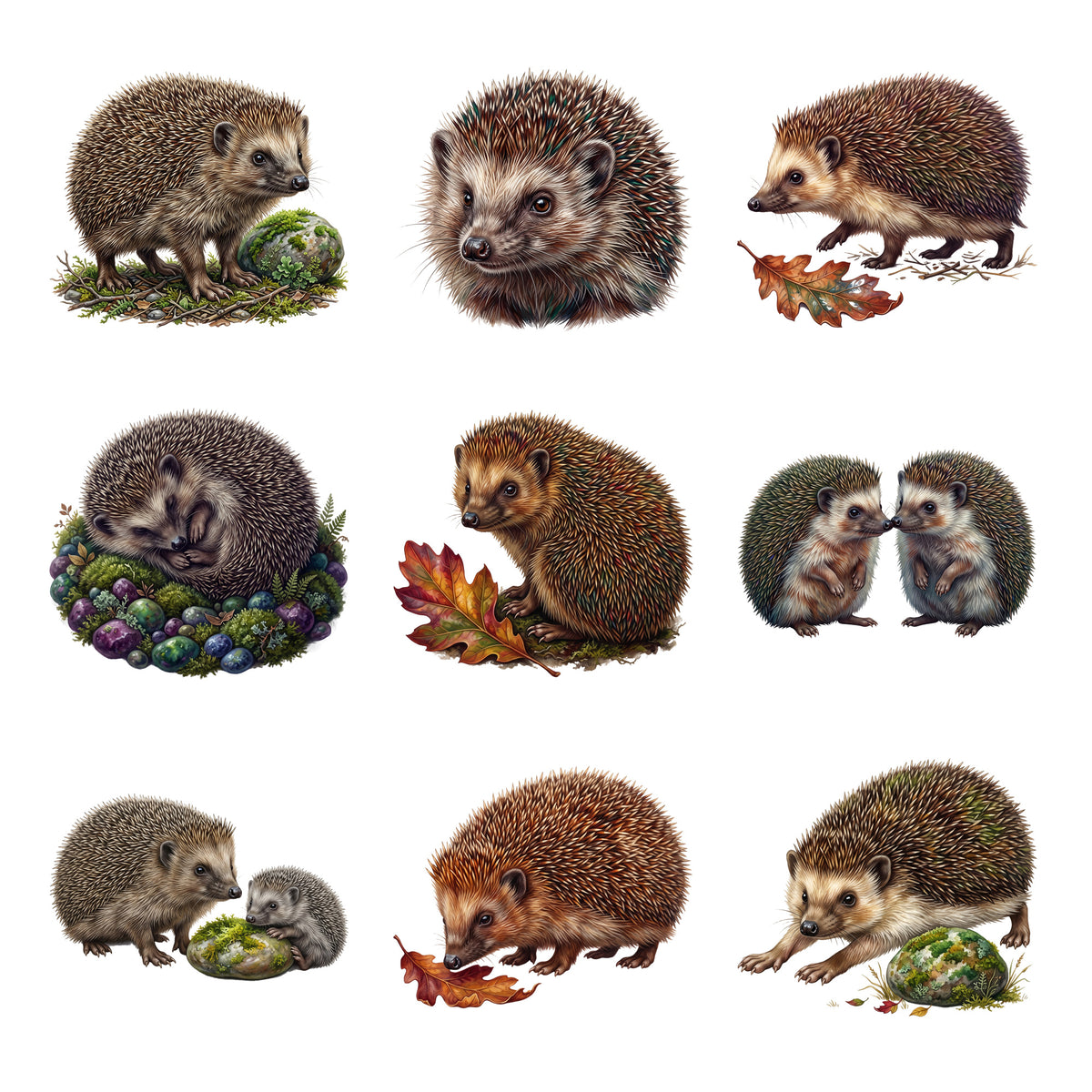 Hedgehog Hideaways — Complete assortment