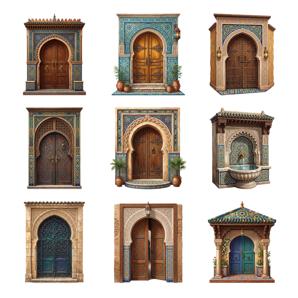 Moroccan Courtyard Doors — Complete assortment