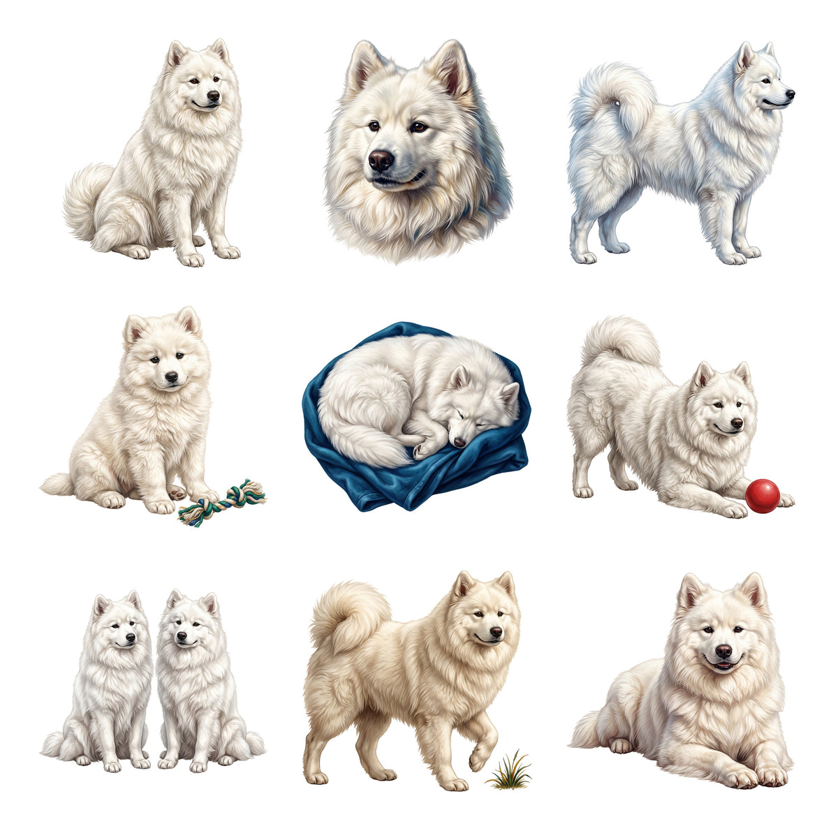 Samoyeds — Complete assortment