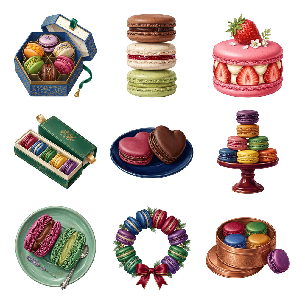 Macaron Gift Boxes — Complete assortment