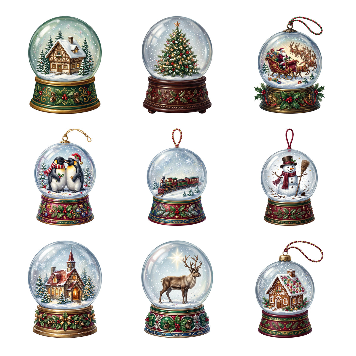Snow Globe Christmas — Complete assortment