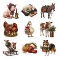 Farm Animal Christmas — Complete assortment