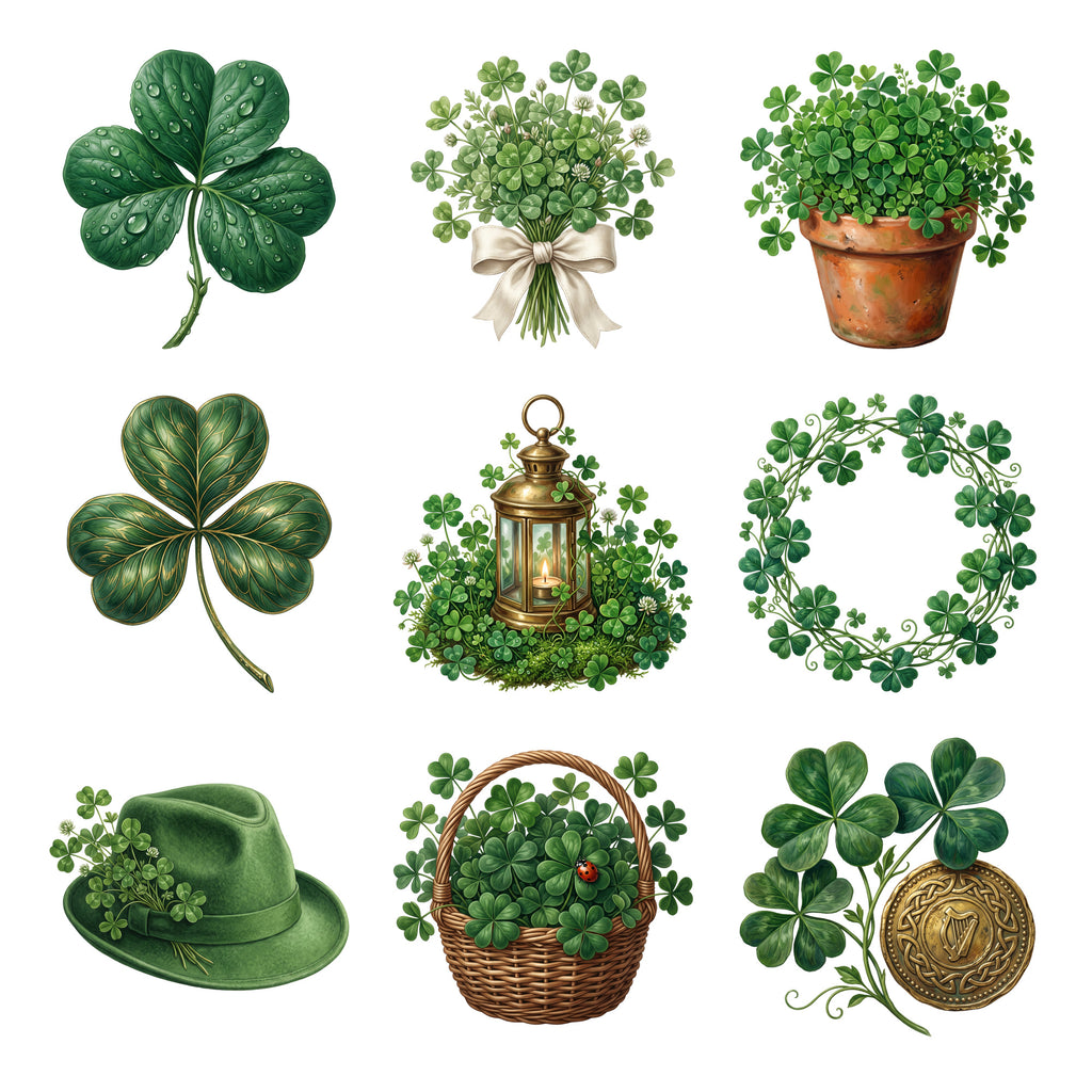 Saint Patricks Shamrocks — Complete assortment