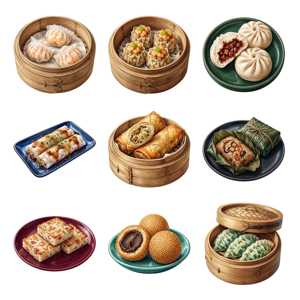 Dim Sum Baskets — Complete assortment