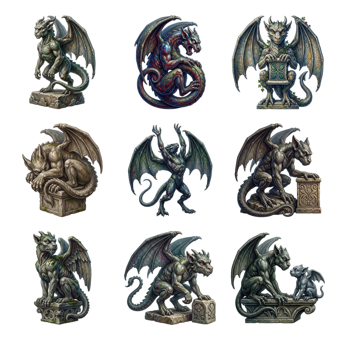 Gargoyle Rooftop Watch — Complete assortment