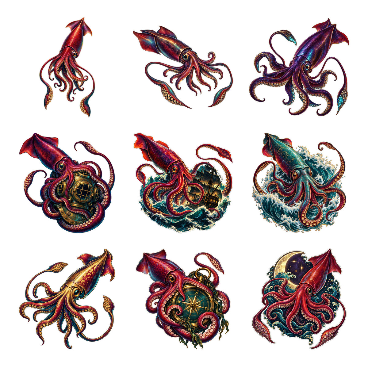 Giant Squid - Legends of the Abyss — Complete assortment