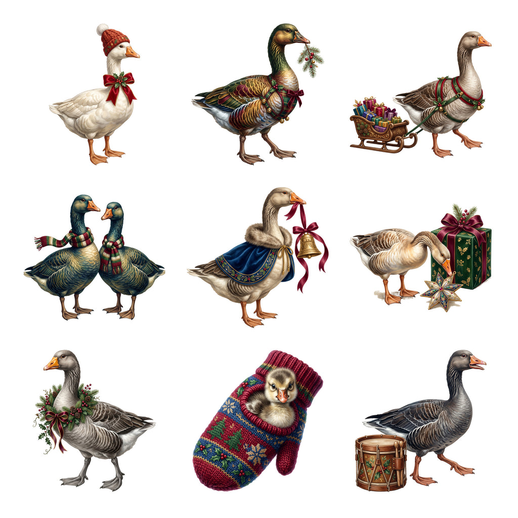 Christmas Goose Parade — Complete assortment