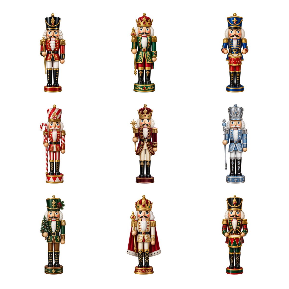 Christmas Nutcrackers — Complete assortment