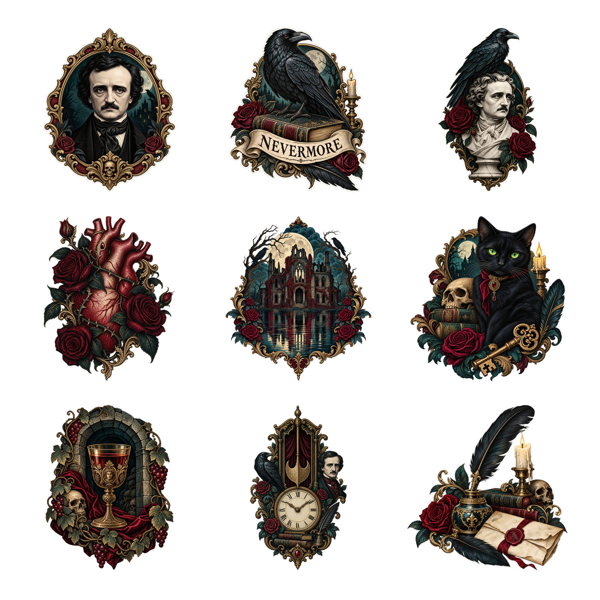 Edgar Allan Poe - Midnight Tales — Complete assortment