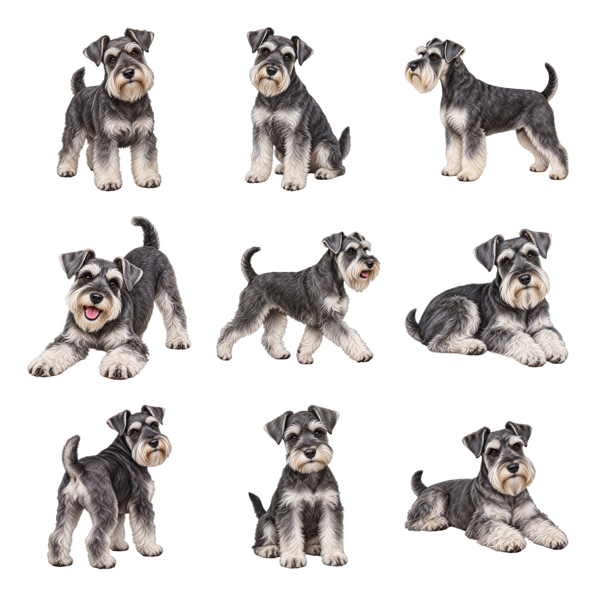 Miniature Schnauzer — Complete assortment