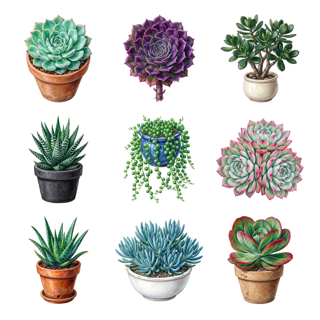Desert Succulents — Complete assortment