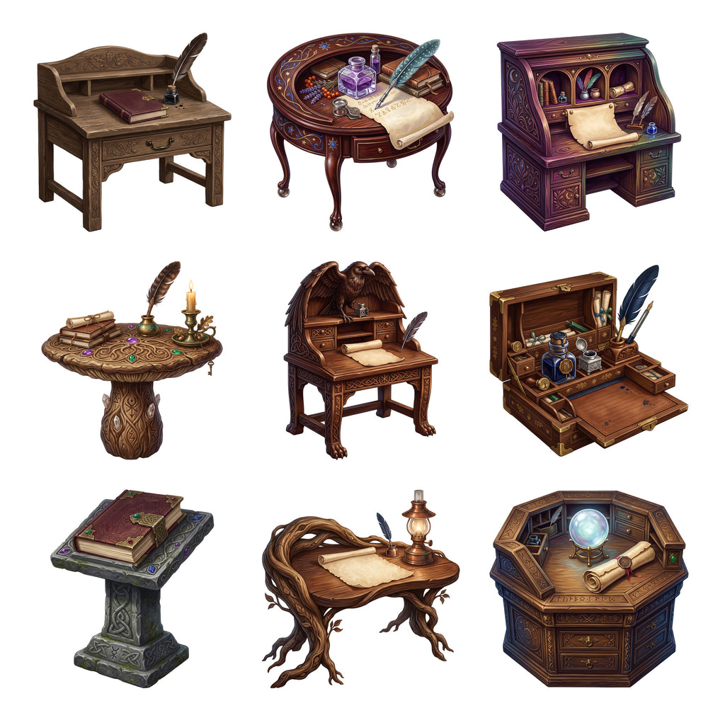 Wizard Writing Desks — Complete assortment