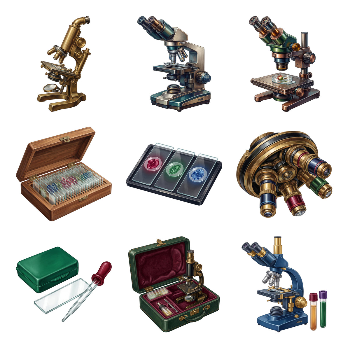 Microscope Laboratory — Complete assortment