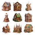 Gingerbread Houses — Complete assortment