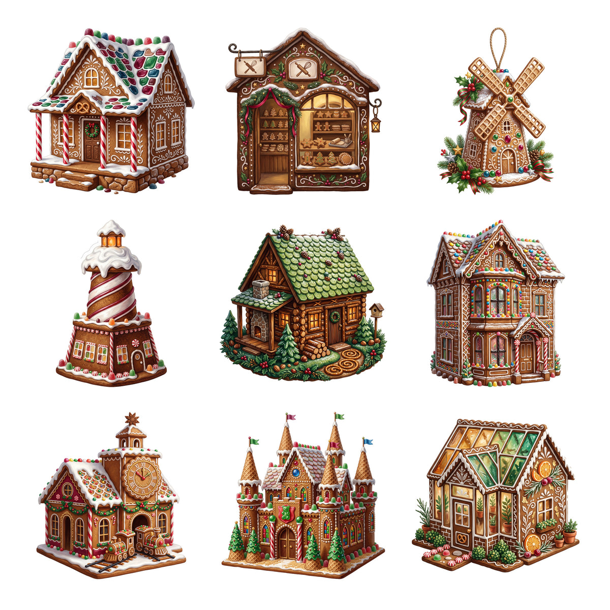 Gingerbread Houses — Complete assortment