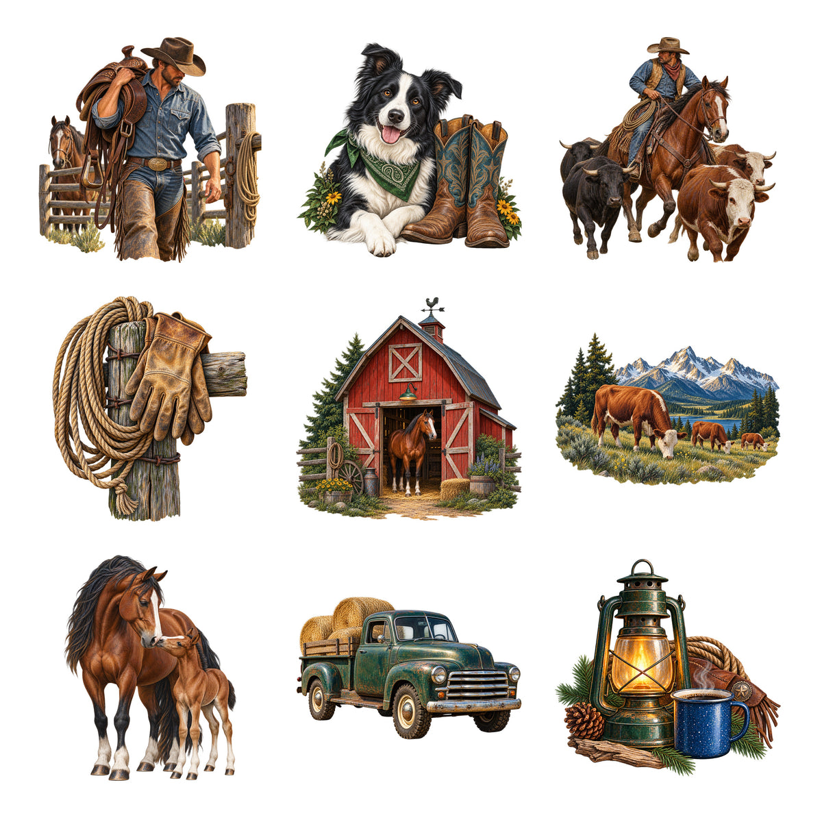 Ranch Cowboy - Working Range — Complete assortment