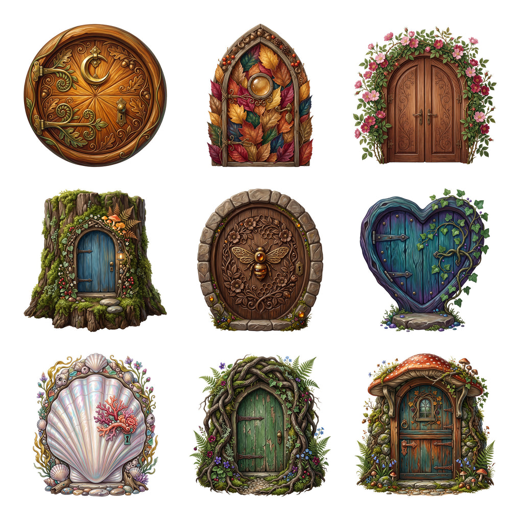 Fairy Cottage Doors — Complete assortment