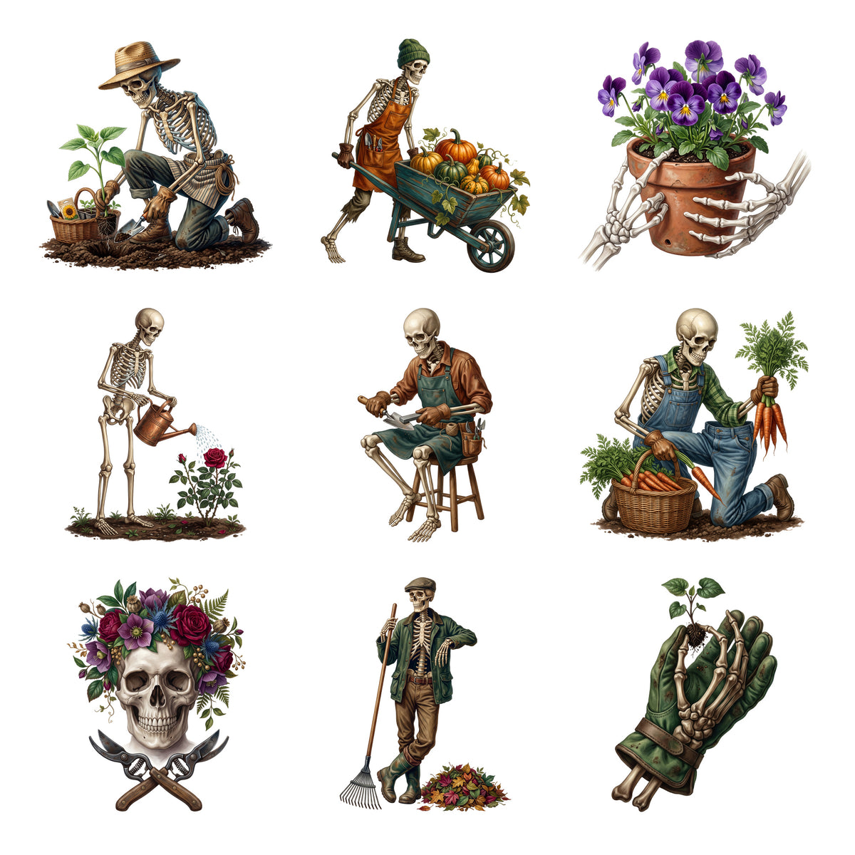 Skeleton Gardeners — Complete assortment