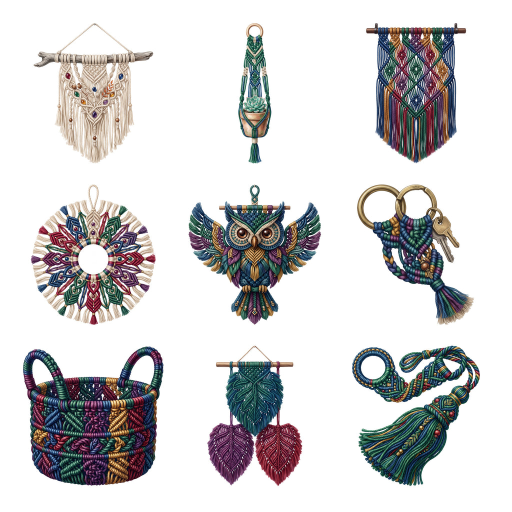 Macrame Wall Hangings — Complete assortment