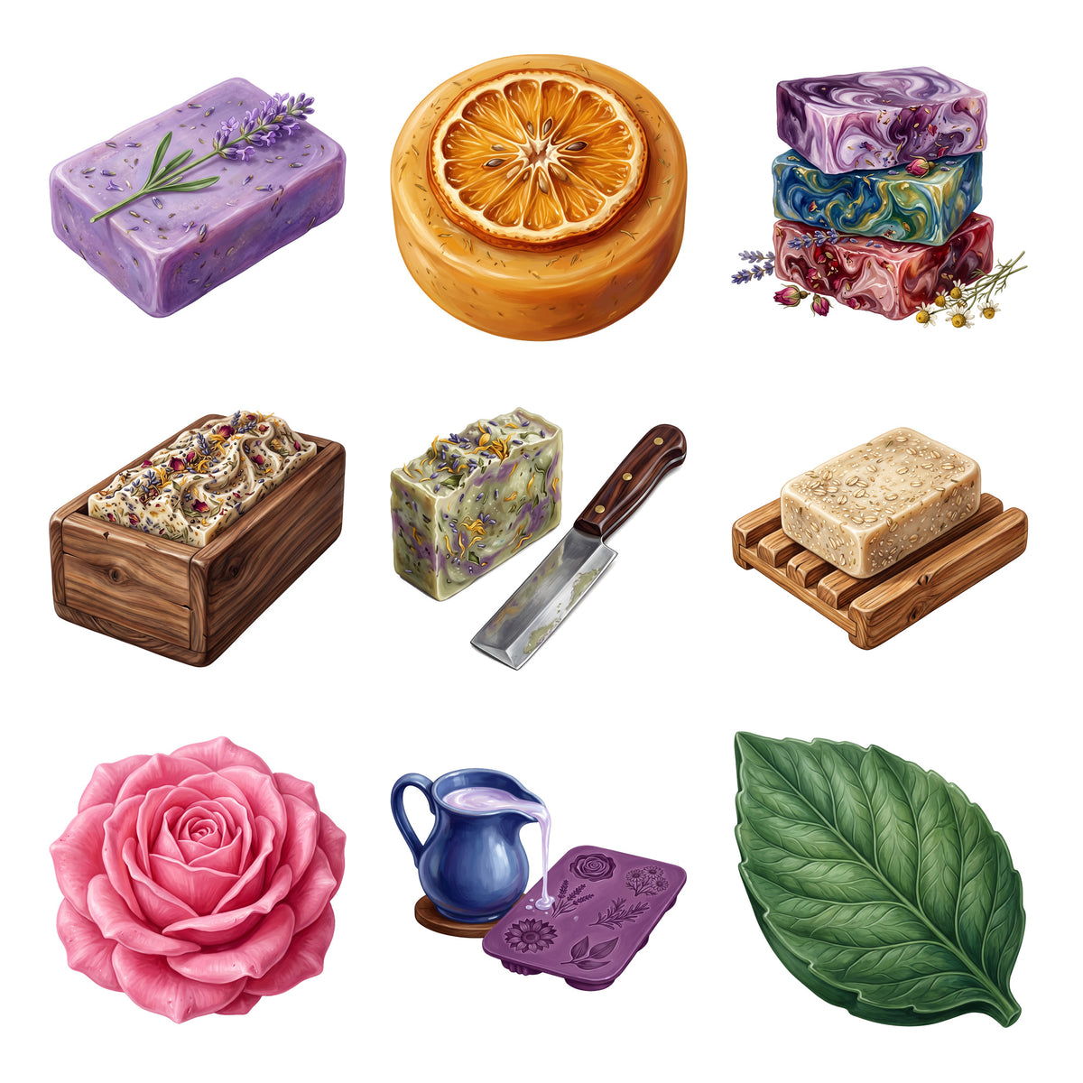 Soap Making Botanicals — Complete assortment