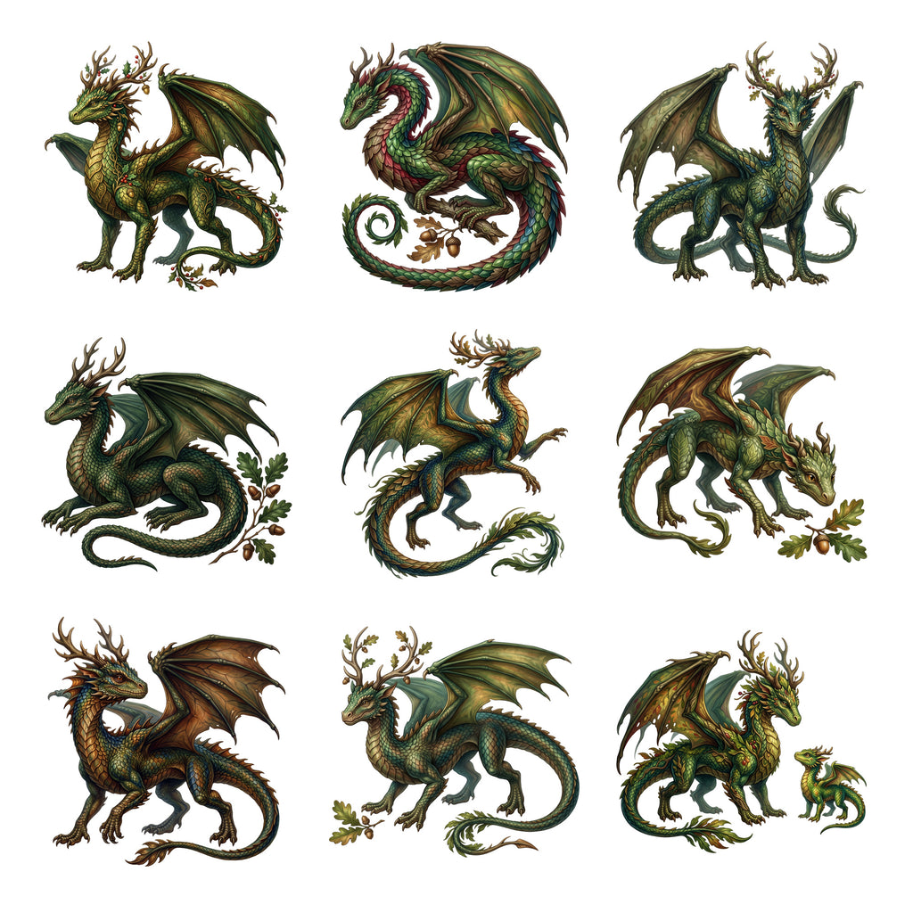 European Forest Dragons — Complete assortment