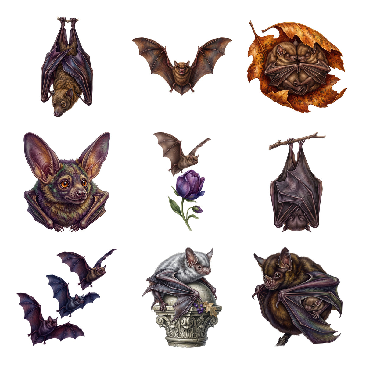 Halloween Bat Colony — Complete assortment