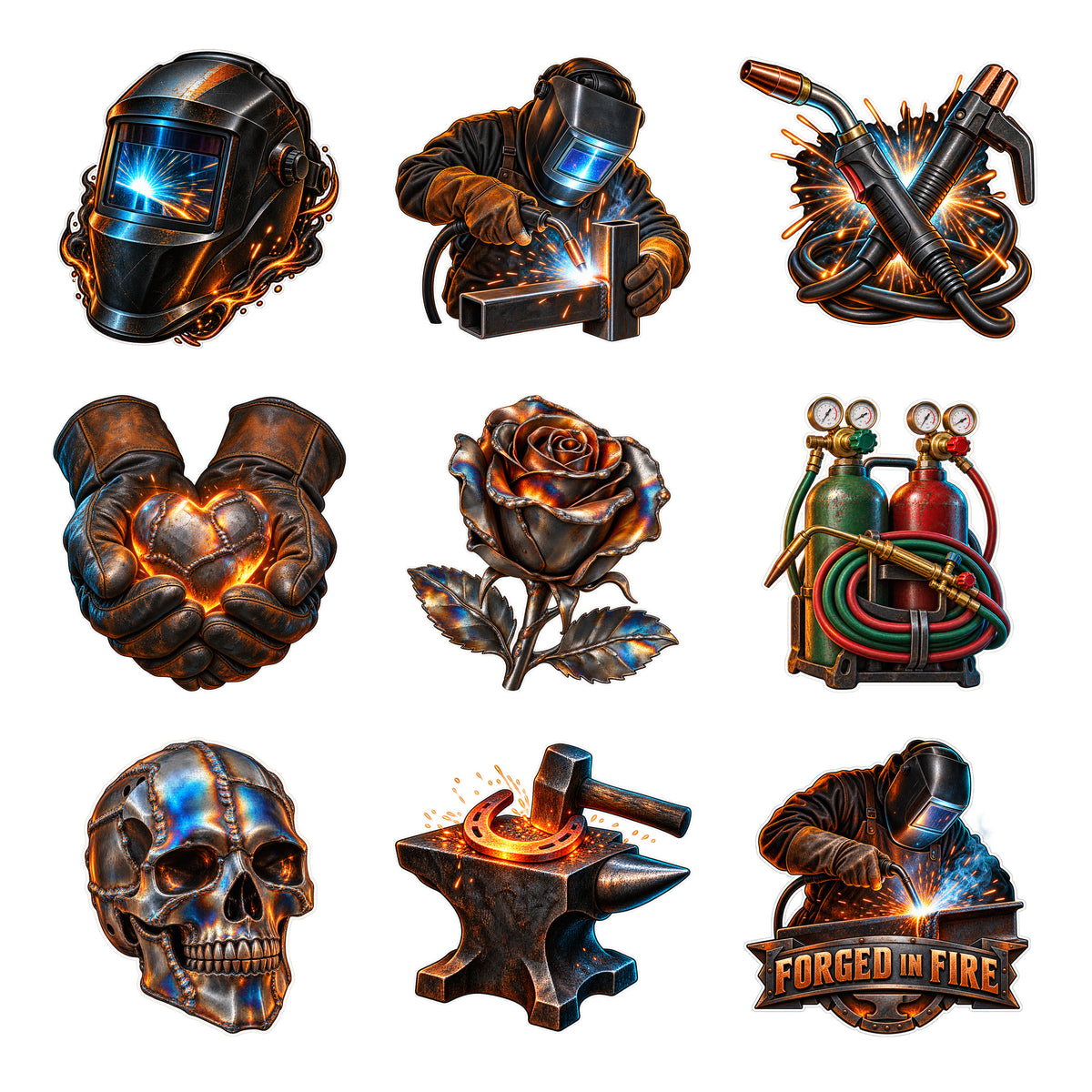 Welding - Forged in Fire — Complete assortment