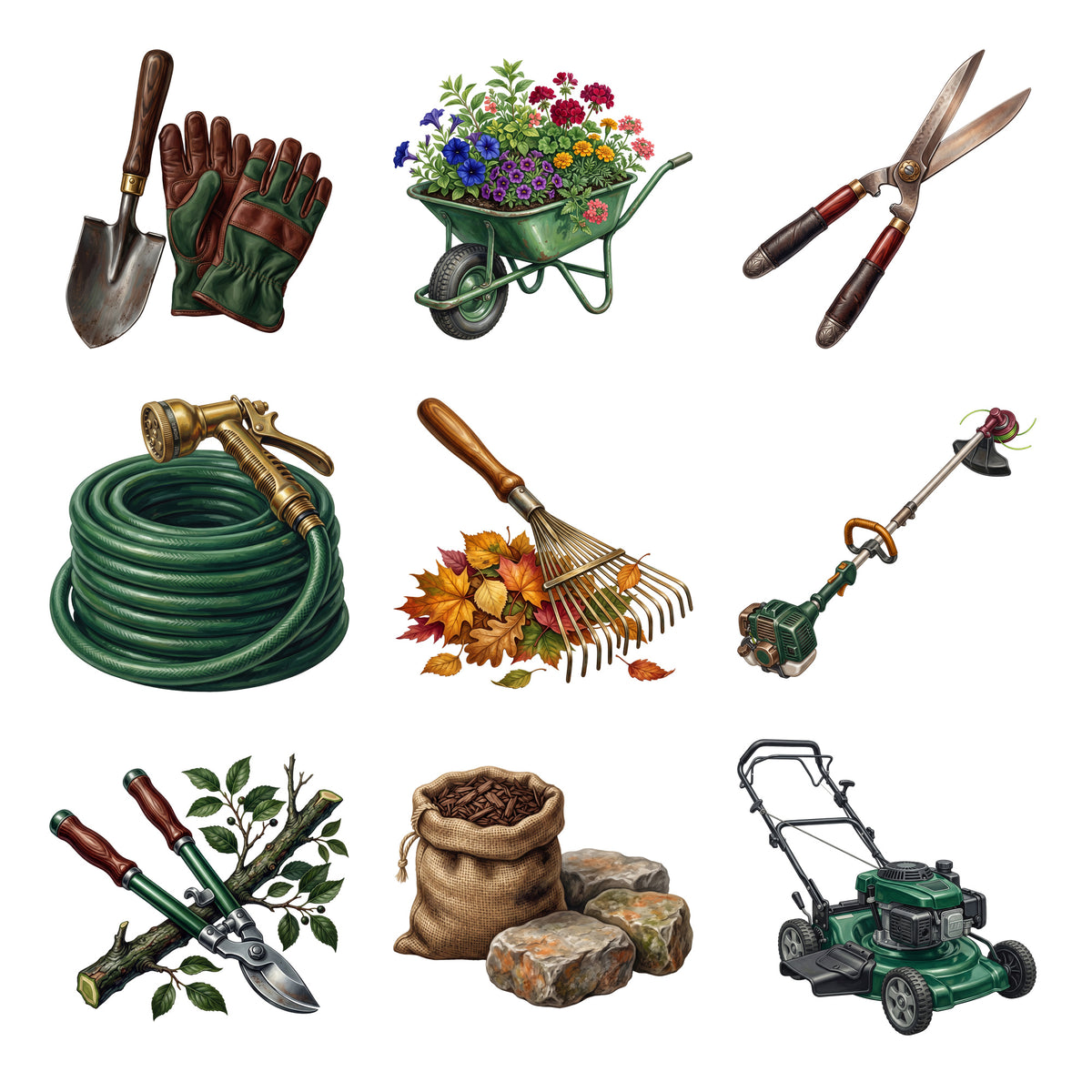 Landscaper Workday — Complete assortment
