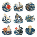 Ukiyo-e - Waves and Coast — Complete assortment