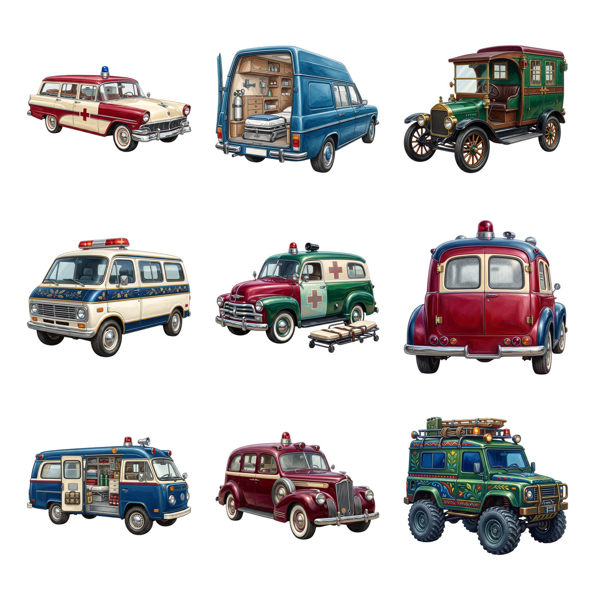 Classic Ambulances — Complete assortment