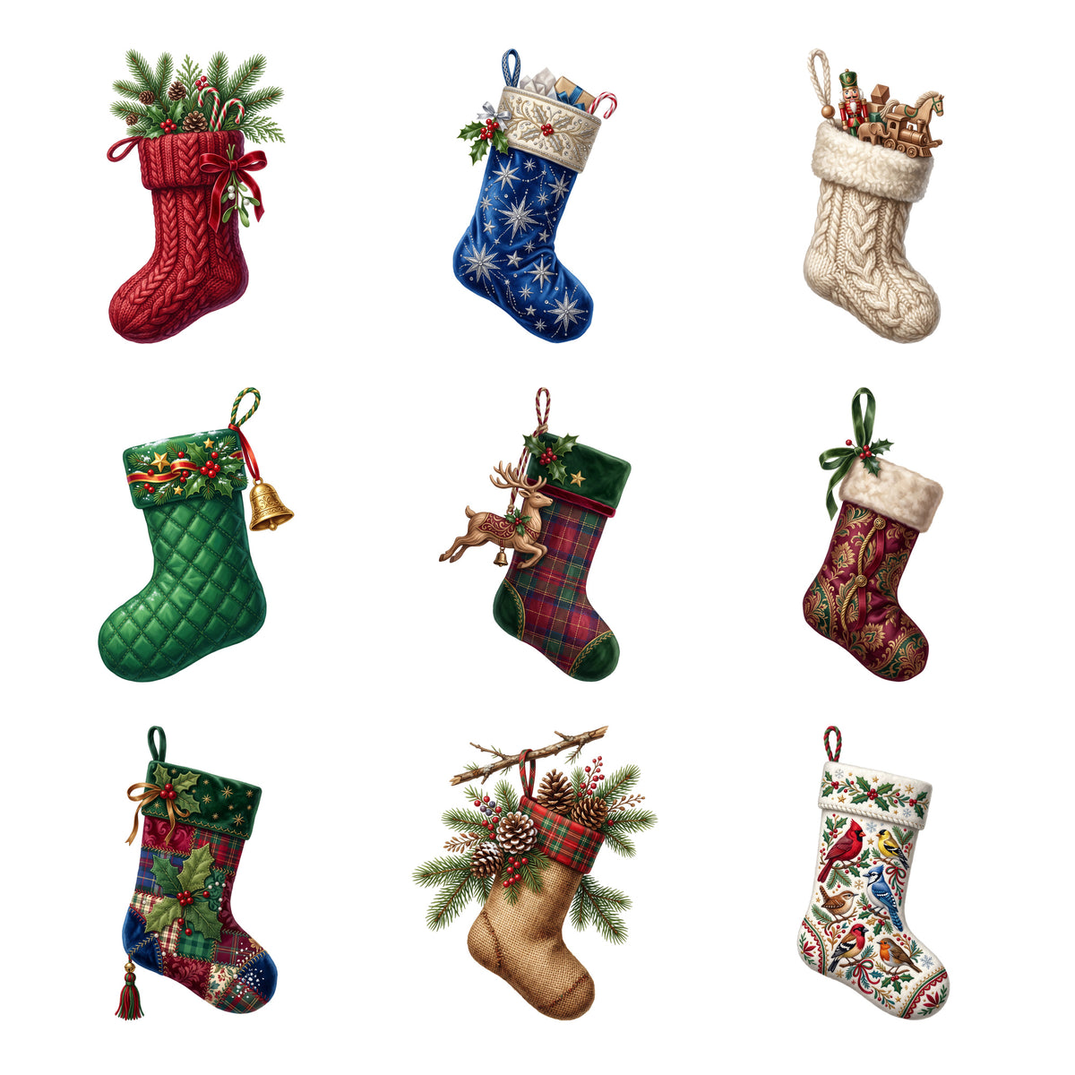 Christmas Stockings — Complete assortment