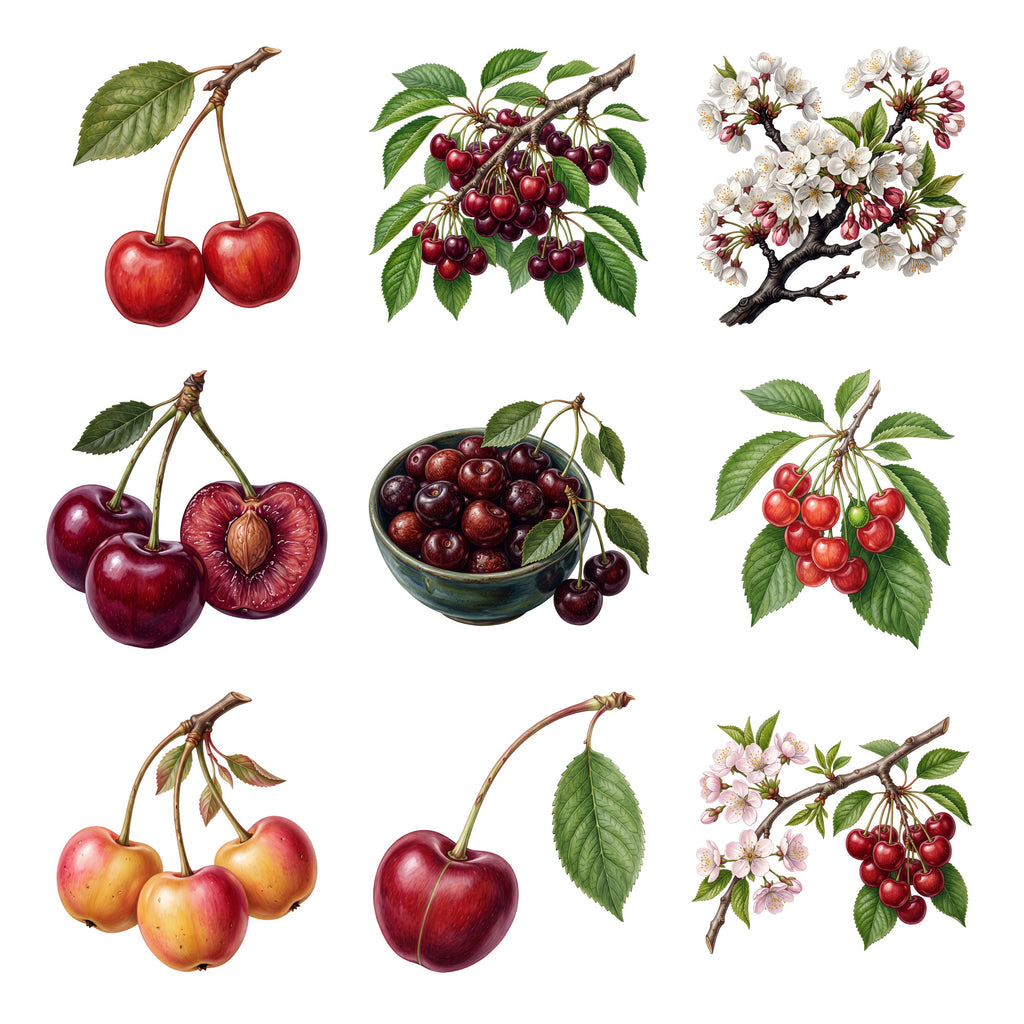 Cherry Branches — Complete assortment