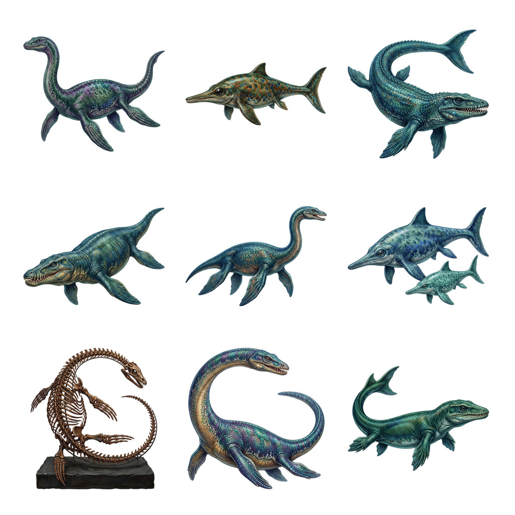 Prehistoric Marine Reptiles — Complete assortment