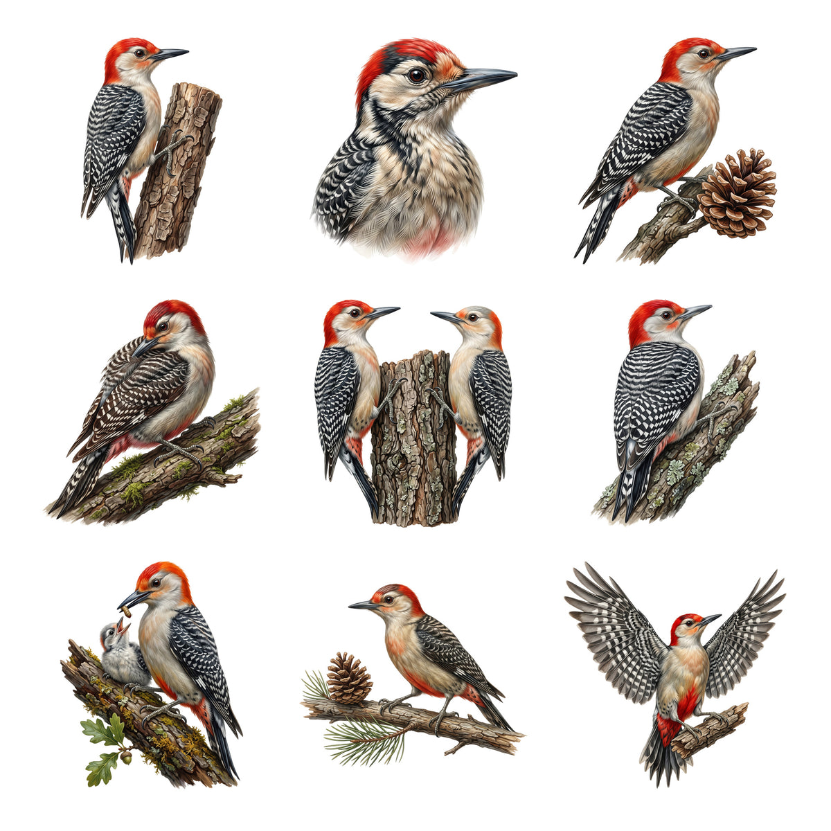 Woodpecker Woodland — Complete assortment