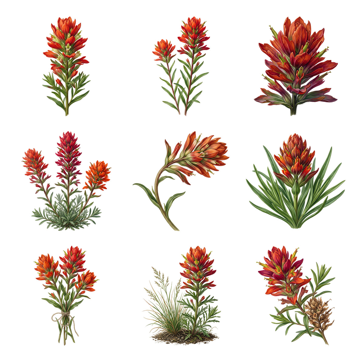Indian Paintbrush — Complete assortment